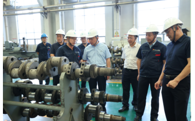 水發(fā)集團總經(jīng)理助理、安全總監(jiān)馮建忠一行到勝動集團調(diào)研指導