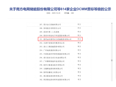 勝動(dòng)集團(tuán)公司順利通過DCMM認(rèn)證